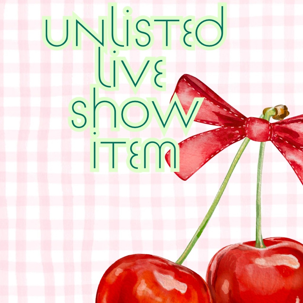Unlisted live show item